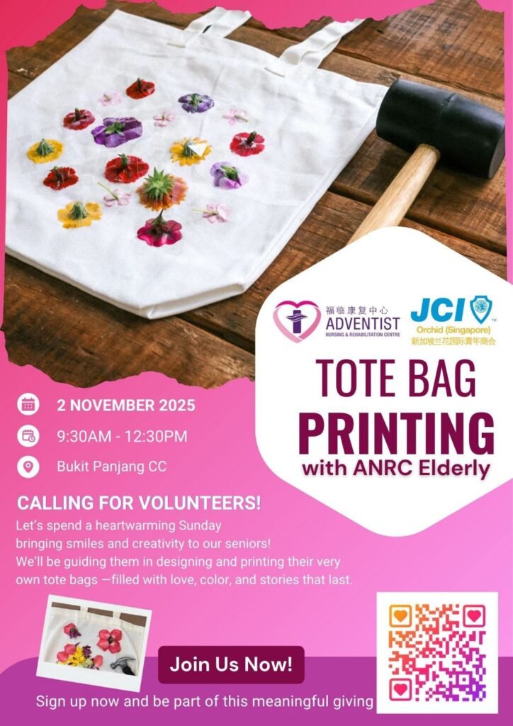 Tote Bag Printing with ANRC Elderly